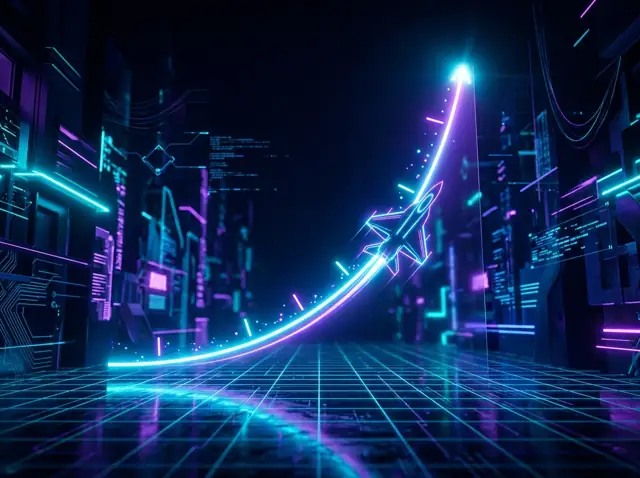 KAIRO — Neón cyan-violeta, crash games al frente.